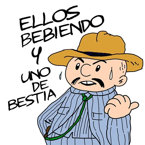 hombre, dibujos animados de detectives de sombrero, agente de policía portátil 4