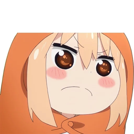 umaru chan, umaru chan è imbronciato, sorella a due porte umaru