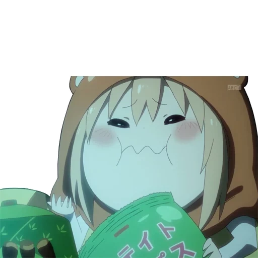 anime, umaru, umaru chan, sister umaru, two faced sister umaru