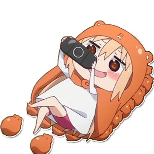 umaru, umaru chan, umar anime, umaru chan chibi, two faced sister umaru