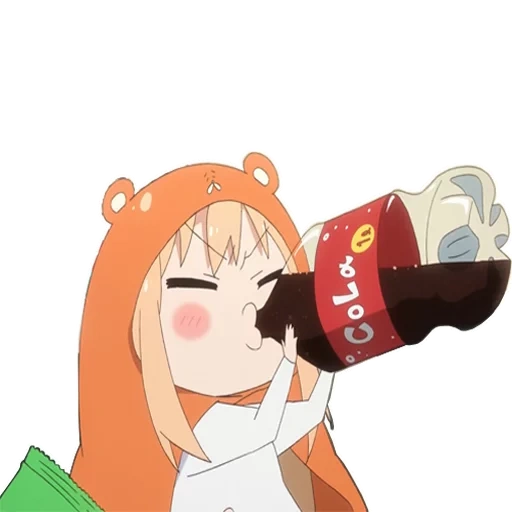 umaru, umaru chan, umaro tian, anime umaru chan, zwei gesicht schwester umaru