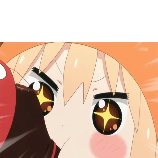 anime, umaru chan, umaro tian, umar anime, anime's eyes of a star