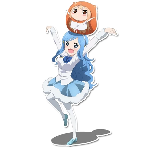 umaru chan, sylphinford tachiban, characters anime drawings, two faced sister umaru, two faced sister umaru sylfinford tachiban