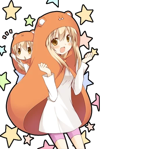 umaru, umaru chan, umaru chan chibi, two faced sister umaru, anime two faced sister umaru