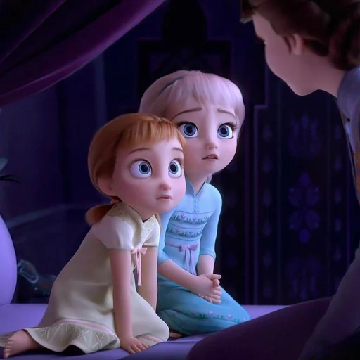 elsa frozen 2, elsa dan anna, cold heart 2, hati dingin elsa iduna 2, cold heart 2 anna elsa di masa kecilnya