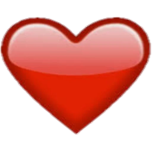 smile's heart, emoji heart, red heart, the red heart of emoji, the glued heart of emoji