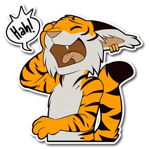 tigre, tigre e, tigre, adesivo tigre