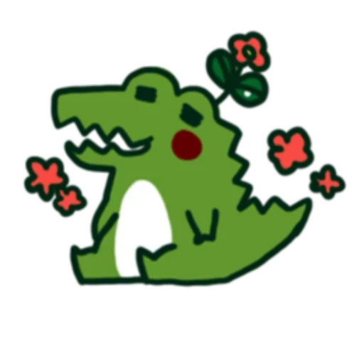 dinosaures, les dinosaures sont mignons, dinosaure crocodile, stickers dinosaures, petit dinosaure