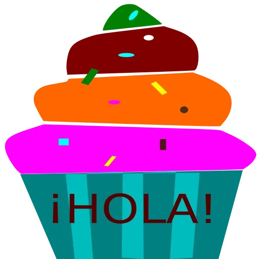 comida, muffins, muffins, postre logo flast, logo buen cupcake