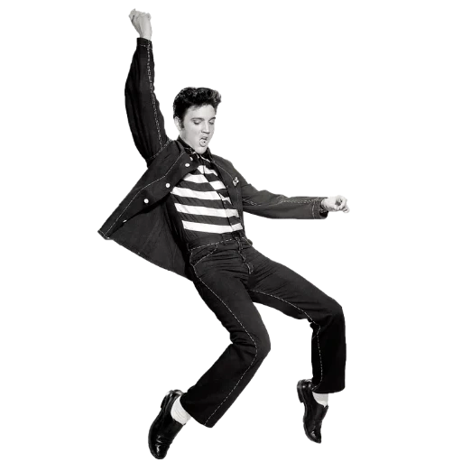 james dean, música rock, elvis presley, elvis dance, cubierta de elvis presley jailhouse rock