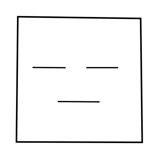 cuadrado, símbolo gráfico, icono de secado horizontal, símbolo de secado horizontal, icono de secado horizontal