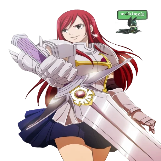 fairy tail, elsa scarlett, fairy tail erza, poster of erza tail fairy, cartoon heroine erza scarlett