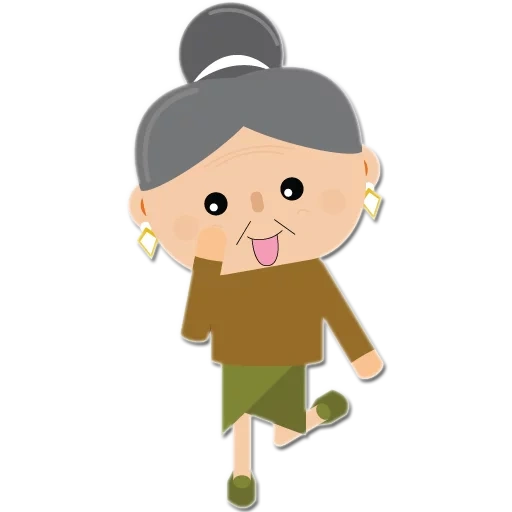 asiático, niño, personajes, chica chico, caricatura de niña pequeña