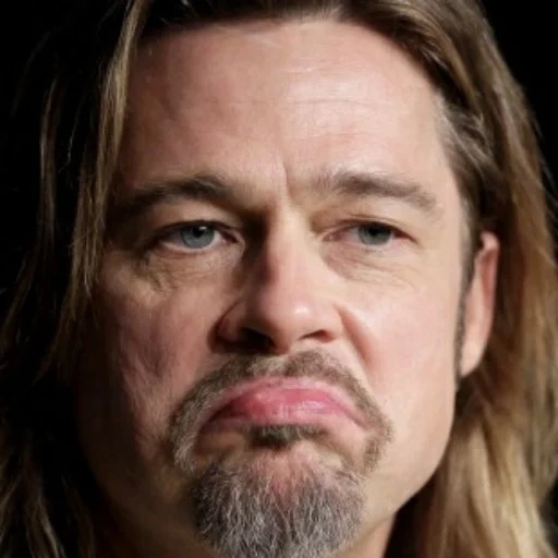 brad pitt, novel brad pitt, brad pitt lucu, brad pitt dengan jenggot, biografi brad pitt