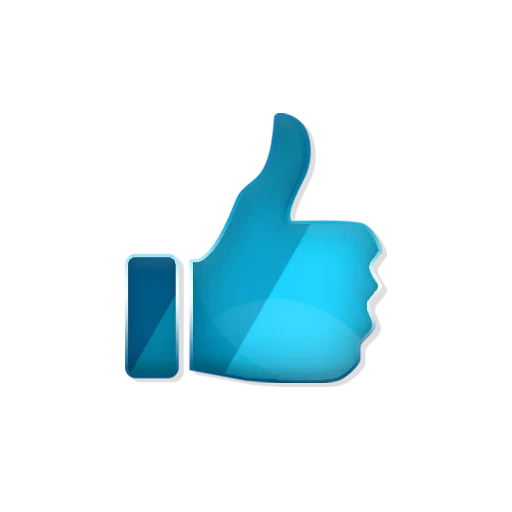 like, like icons, give a thumbs up, thumb icon, give a thumbs up