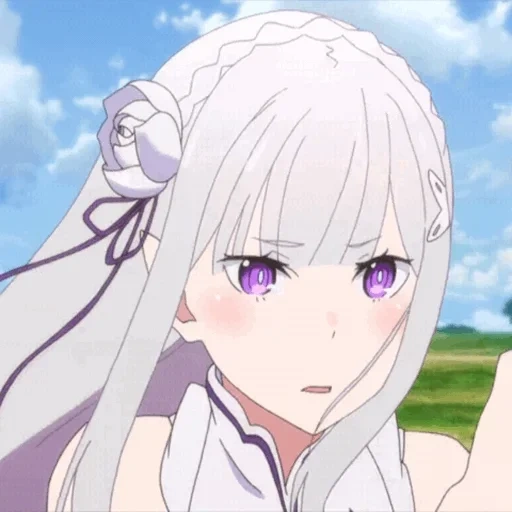 el mejor anime, chicas de anime, emilia re cero, emilia re cero, personajes de anime