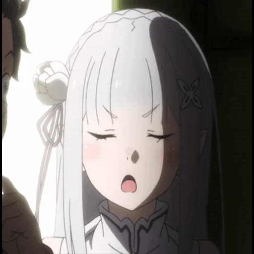 criatividade de animação, animação do nada, emilia re zero, amelia ray zero, personagem de anime