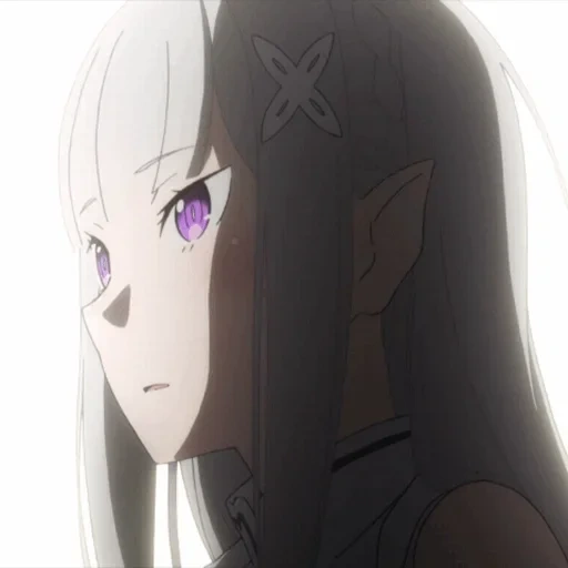 emilia re zero, anime charaktere, rezero emilia ist dunkel, emilia re zero avatar, re zero regieversion