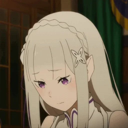 эмилия re zero, эмилия ре зеро, re zero emilia, re zero season 2 эмилия, re:zero жизнь нуля альтернативном мире