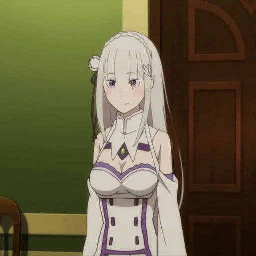 emilia re zero, amelia ray zero, amelia ray zero rendering, vida zero para um mundo alternativo, re zero vivendo zero para um mundo alternativo