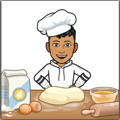cook, chef, make pizza, the items on the table, cook profession