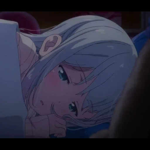 anime, sagiri, eromanga, anime dell'insegnante di eromanga, eromanga-sacro bacio