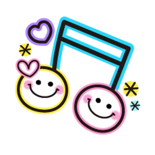 notes clipart, badge de musique, note musicale, clipart musical, vector de notes de musique