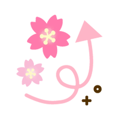sakura, flores rosadas, flores en plena floración, chutimaka cereza, insignia sakura