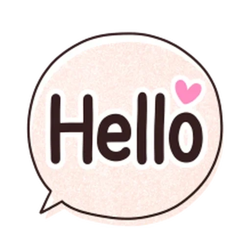 hello, привет бабл, привет иконка, сладкий логотип, черно белая надпись hello