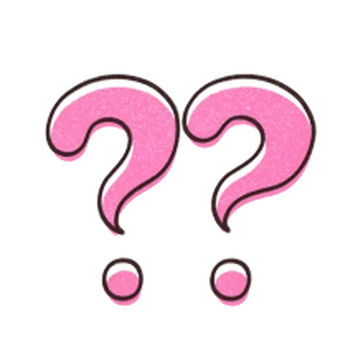 pregunta, clipart, signo cuestionando, icono de marca de interrogación, signo de interrogación rosa