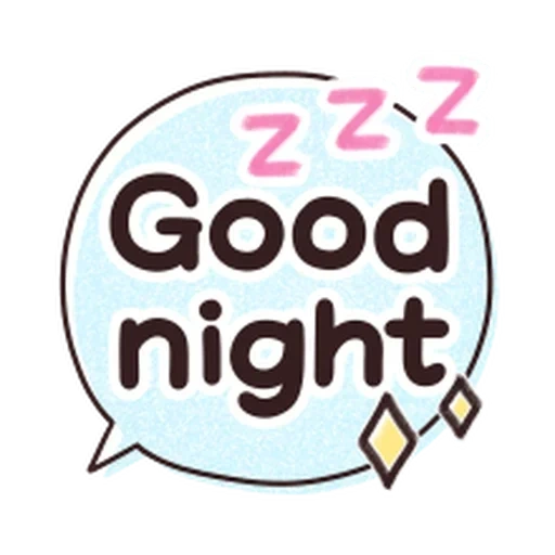 good night, good night 5tore, selamat malam font, good night sweet dreams