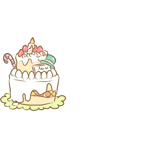 cake, figure, gif cake, pixel cake, cake cupcake pattern