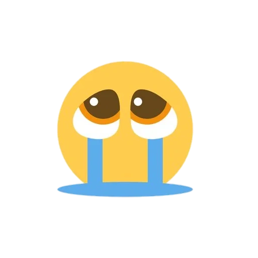 emoji, emoji menangis, stiker wajah tersenyum, cursed emoji cry