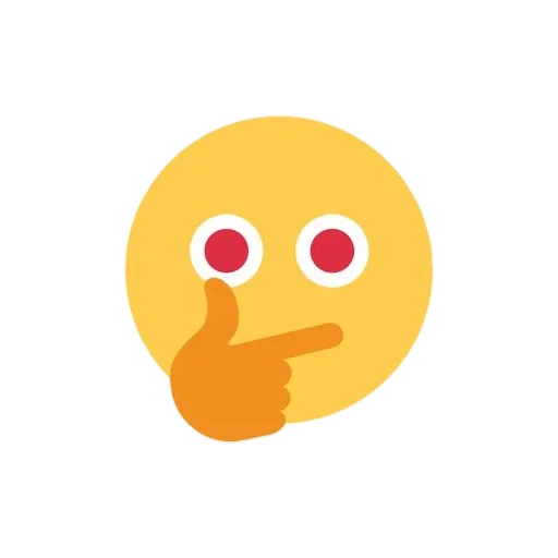 captura de pantalla, mano sonriente, dedo emoji, discordia emoji, una sonrisa reflexiva