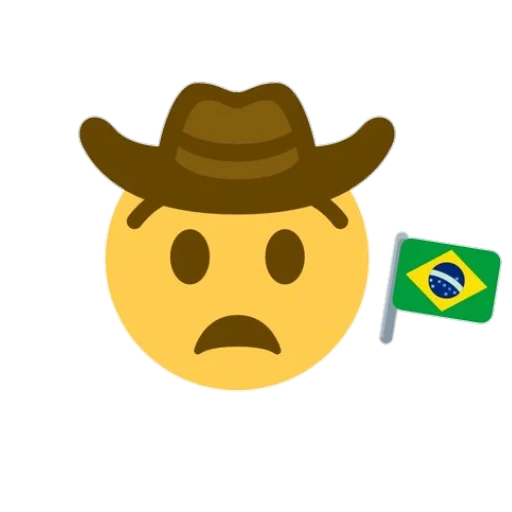 emoji, emoji sourit, cow-boy emoji, smilik cowboy, discorde des emoji