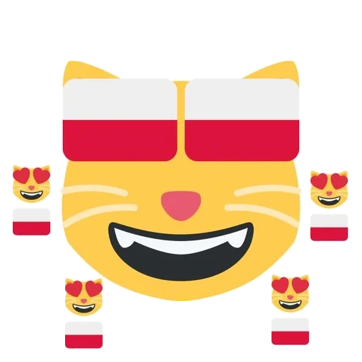 katze emoji, emoji katze, emoji katze, glückliche emoji katze, lächelndes katzenlächeln