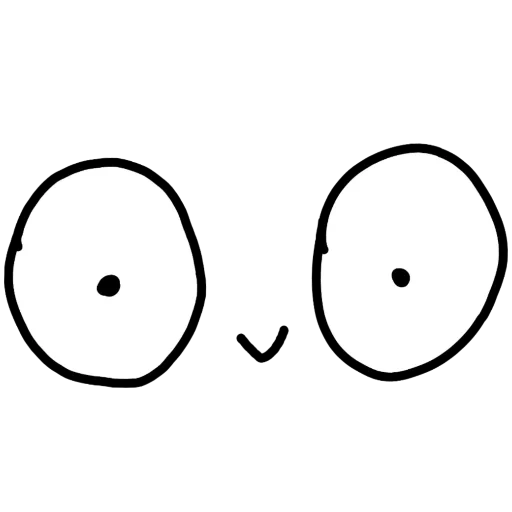 œil, modèle d'oeil, l'œil est rond, œil avec un fond blanc, les yeux sont un modèle rond