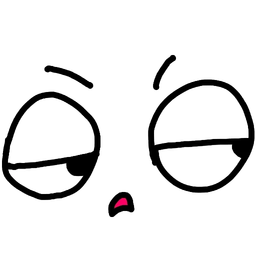 emoji, foto, kawaii desu emoji, olhos tristes desenho animado, olho de desenho animado negro branco