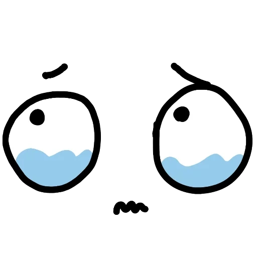 mèmes, clipart eyes, yeux tristes, les yeux sont cartoony, dessin animé des yeux tristes