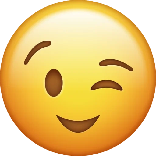 emoji, ekspresi yang lucu, ekspresi senyum, emoji, ekspresi berkedip