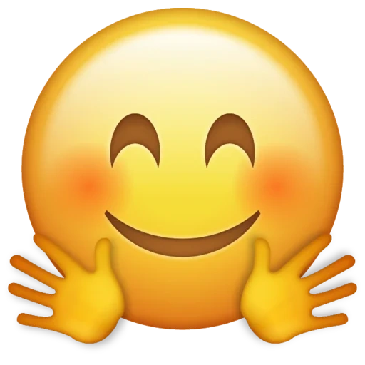 emoji, a mão de smileik, emoji abraços, emoji smileik, smiley com alças