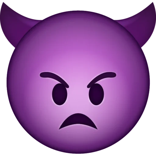emoji, sorria demônio, emoji chertik, smiley demon, emoji é um demônio violeta