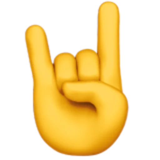 emoji rock, lächle finger, emojis finger, emoji faust, emoji hörner