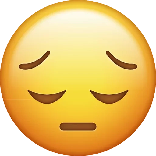 emoji, smiley, tristesse des emoji, tristesse souriante, smiley emoji iphone triste