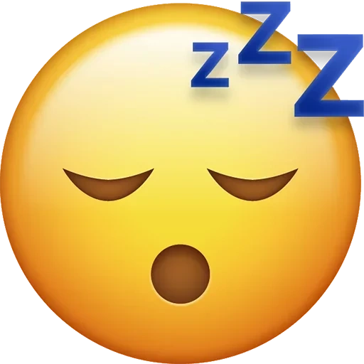 emoji figlio, emoji sorride, smiley è assonnato, emoji smimik, smimik zzzz sta dormendo