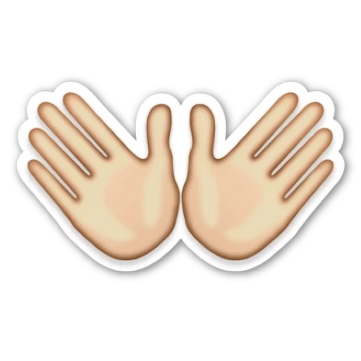 manos emoji, palma emoji, palma emoji, emoji son dos manos, emoji manos con un fondo transparente
