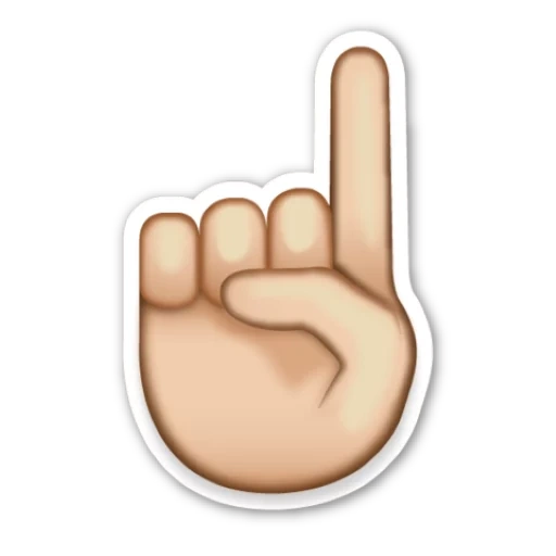 emoji finger, der finger nach oben emoji, emoji finger nach oben, smiley finger hoch, emoji zwei finger hoch