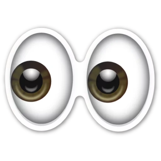 os olhos são dois, olhos emoji, olhos clipart, olhos smileik, os olhos estão desenhos animados