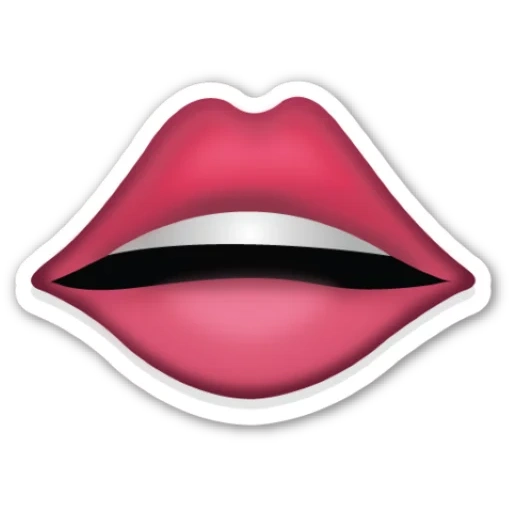 lèvres, lèvres souriantes, emoji mouth, expression des lèvres, lèvres souriantes