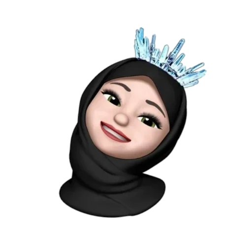 sofia, emoji, kartun hijab, iphone emoji, emoji menghadapi hijabe